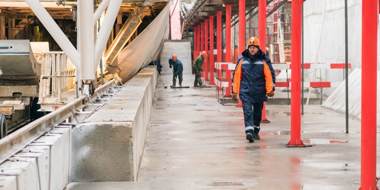 Реконструкция путей началась в электродепо «Красная Пресня» Кольцевой линии метро