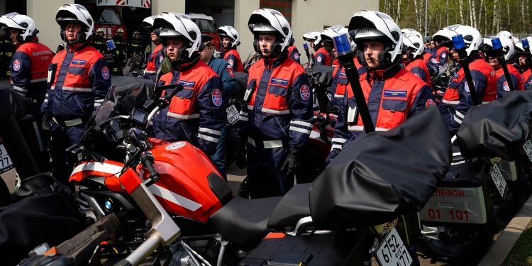 Спасатели на мотоциклах заступили на боевое дежурство