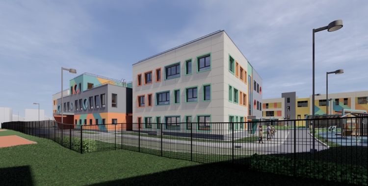 В ЖК «Лучи» появится трехэтажный детский сад в стиле «постмодерн»