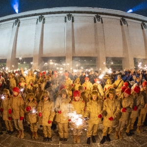 Искры надежды: на Поклонной горе вспомнили подвиг Ленинграда