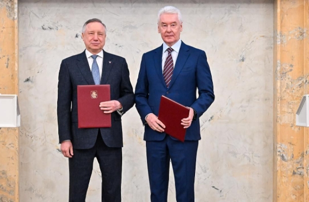 Собянин и Беглов подписали соглашение о сотрудничестве в сфере здравоохранения