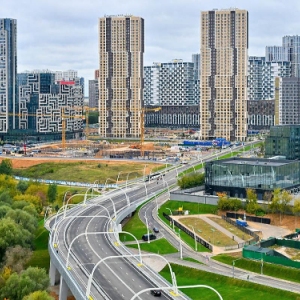 Более 6 км дорог построили при продлении Мосфильмовской улицы