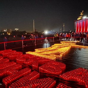Помни! На Поклонной горе в ночь на 22 июня прошла акция «Свеча памяти»