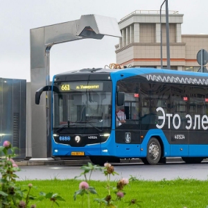 Рядом с кластером «Ломоносов» в ЗАО открыли новую разворотную площадку для электробусов