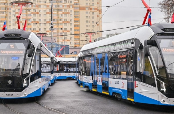 В Москве запущен первый трамвайный диаметр — Сергей Собянин