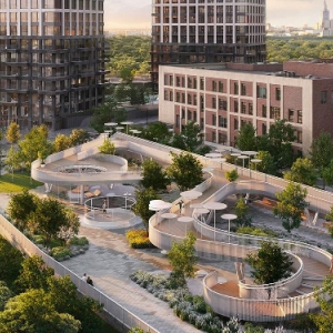 Общественное пространство с садом камней и зеркальным лабиринтом создадут в Раменках