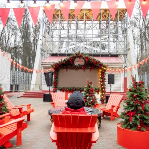 Атмосфера загородного шале в черте города: в парке «Фили» зажгли костер