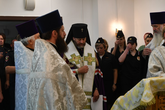 В районе Очаково-Матвеевское открылась часовня на территории отдела полиции