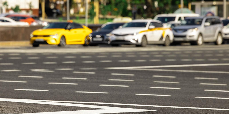 Переразметку сделали на участке ТТК между Воробьевским шоссе и Комсомольским проспектом