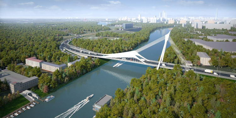 Сергей Собянин рассказал о строительстве моста-паруса на западе Москвы