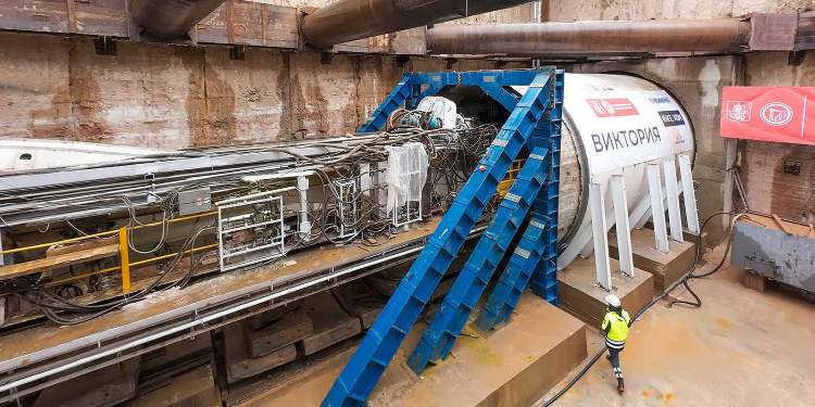 Более 70% пути прошли щиты на участке «Рублево-Архангельское» - «Липовая роща»