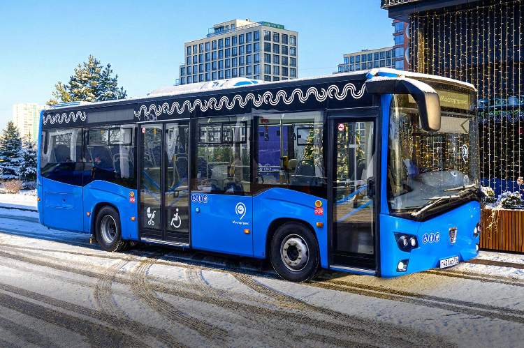 Автобусы российского производства тестируют на маршруте №1594 в ЗАО