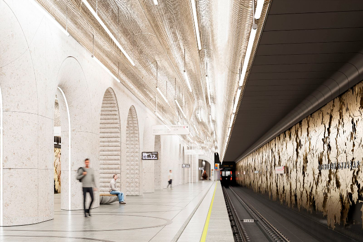 Мэр Москвы рассказал, как будет выглядеть новая станция «Кленовый бульвар»