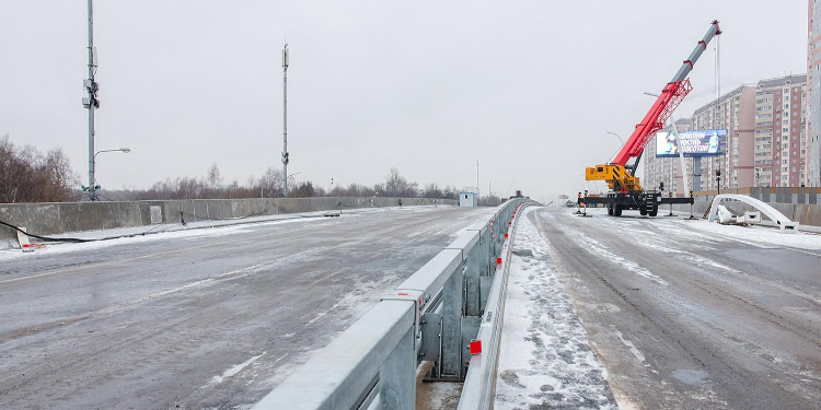 Сергей Собянин сообщил об открытии путепровода на Варшавском шоссе