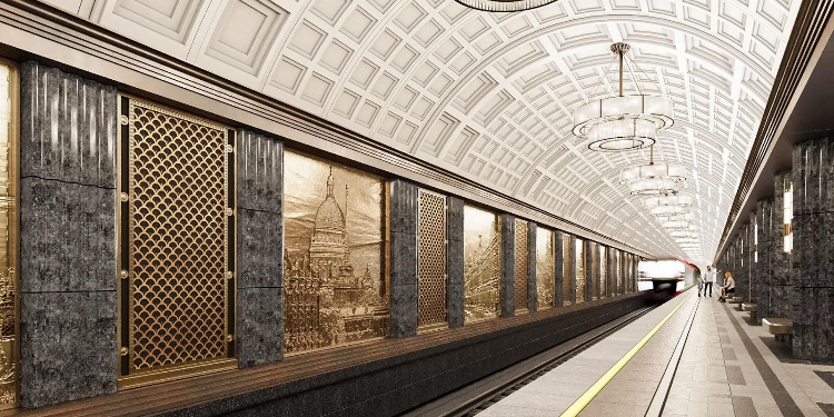 Собянин рассказал, какими будут интерьеры новой станции метро «Достоевская»