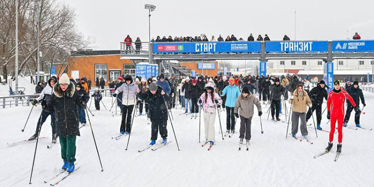 Собянин: Флагманская лыжная трасса открыта в парке 850-летия Москвы