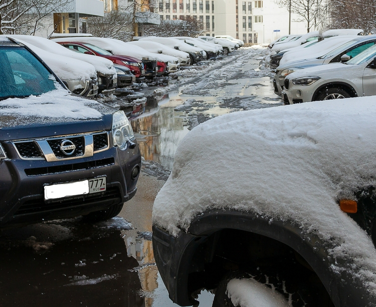 Похолодание и мокрый снег обещают синоптики в Москве в выходные