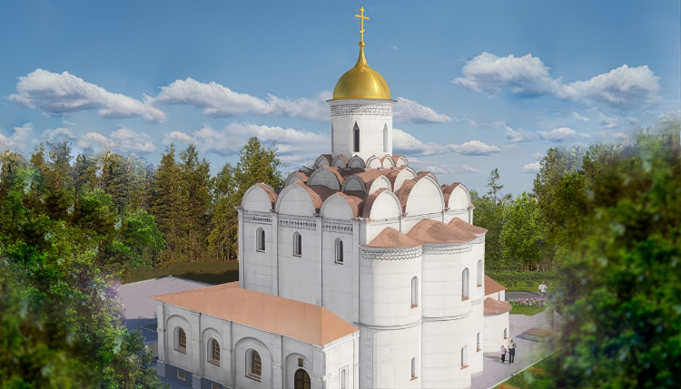 В храме Успения Пресвятой Богородицы в Очаково-Матвеевском строят кирпичную ограду