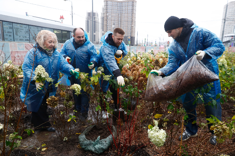 Цветам — вторая жизнь. Городская акция прошла в ЗАО