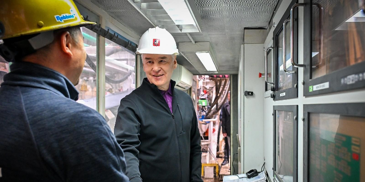 Сергей Собянин дал старт проходке тоннеля Бирюлевской линии метро