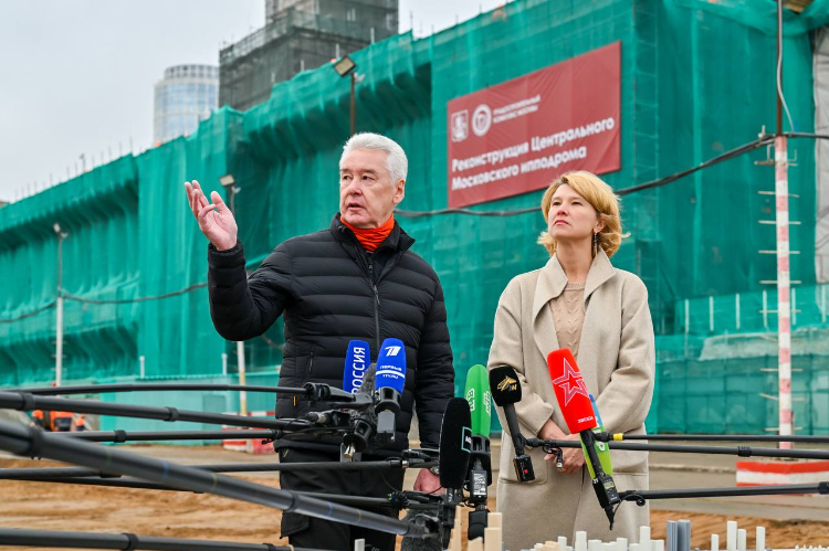 Собянин: реконструкция Московского ипподрома завершится через год