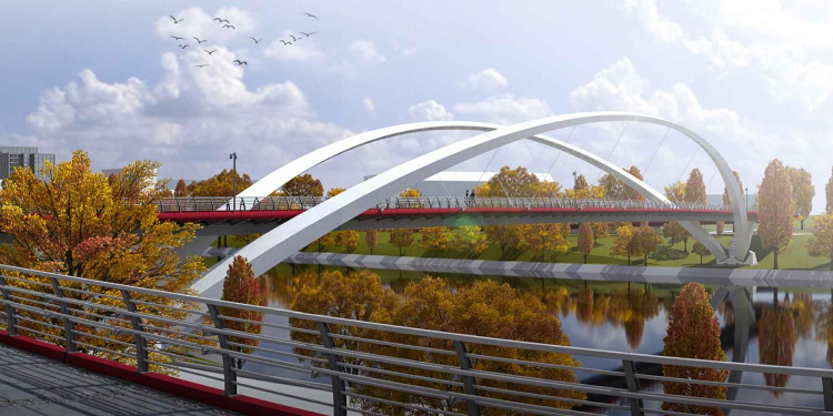 Собянин: начался новый этап строительства моста в Мневниковской пойме