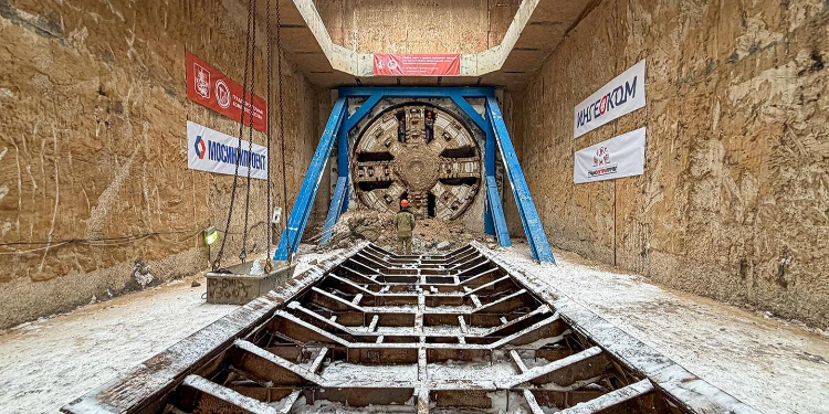 Собянин: завершена проходка двух тоннелей на Рублево-Архангельской линии метро