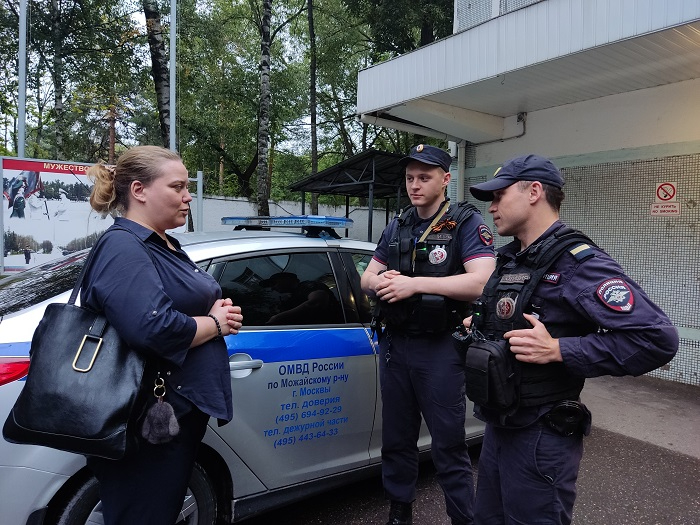 Член Общественного совета при УВД по ЗАО ГУ МВД России по г. Москве Елена Куколева посетила ОМВД России по Можайскому району г. Москвы