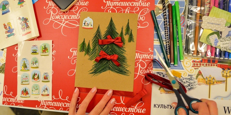 Юных москвичей приглашают на площадки фестиваля «Путешествие в Рождество» для написания писем Деду Морозу