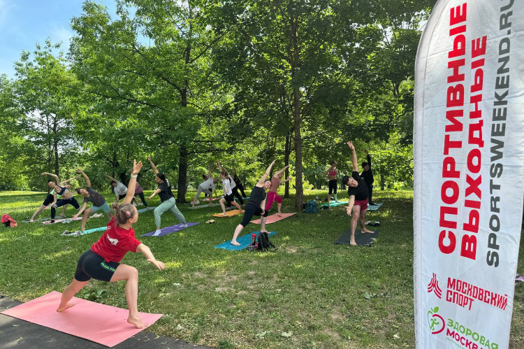 В Москве прошли первые тренировки в новом сезоне проекта «Спортивные выходные»