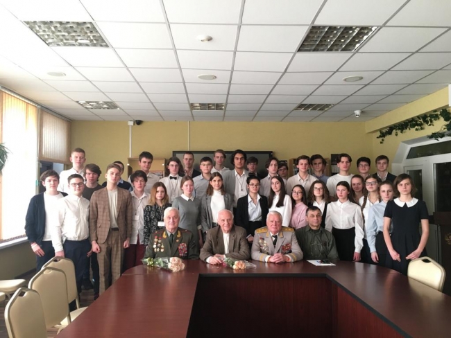 В школе № 1440 прошел урок патриотизма