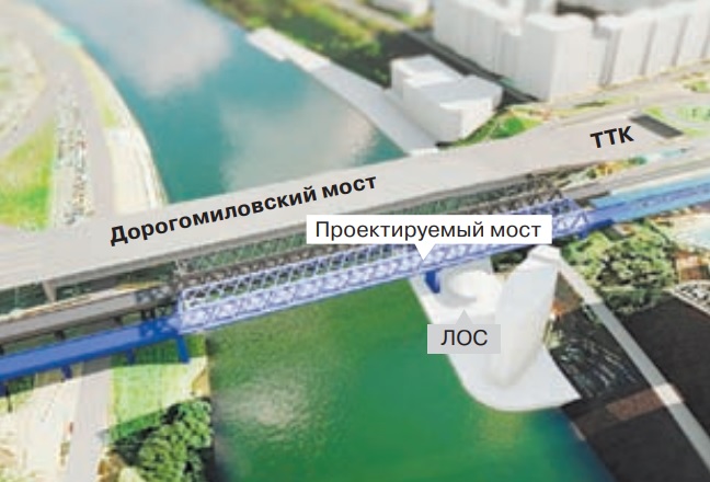 Новая эстакада появится на соединительной ветви железной дороги между Киевским направлением ЖД и МЦД-1