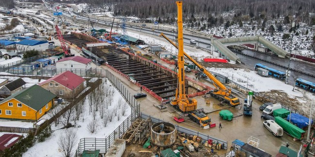 Стройкомплекс рассказал о ходе строительства станции метро «Внуково»