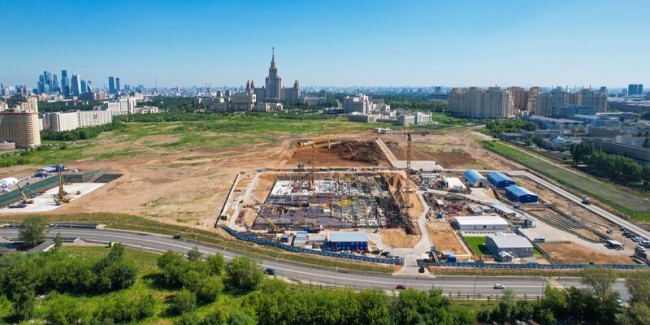 В Раменках началось строительство двух кластеров инновационного центра МГУ «Воробьевы горы»