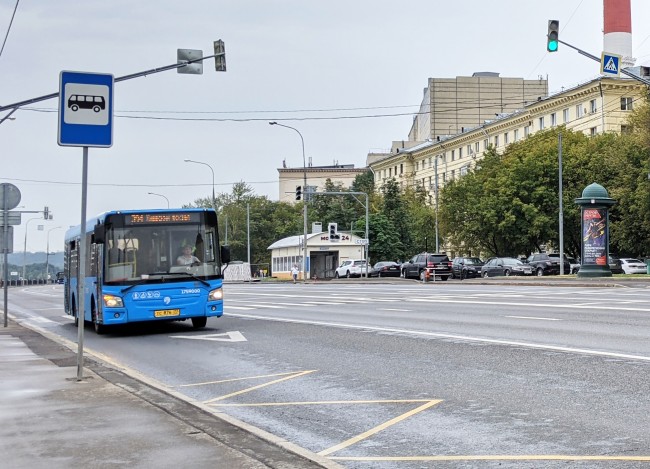 На маршрут № 394 вышли новые автобусы