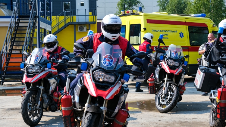 На полигоне Пожарно-спасательного центра Москвы в Апаринках показали усовершенствованный тренировочный комплекс