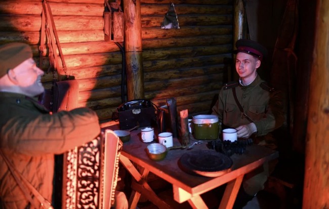 «Сороковые, роковые». На Поклонной горе воссоздали атмосферу военных будней