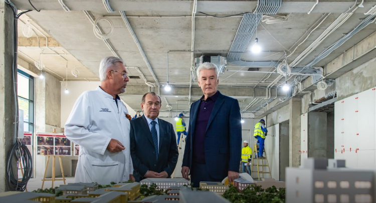 Собянин сообщил о скором завершении капремонта корпуса № 20 Боткинской больницы