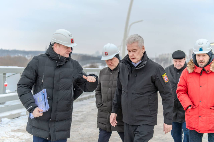 Собянин открыл два путепровода в районе Калужского шоссе