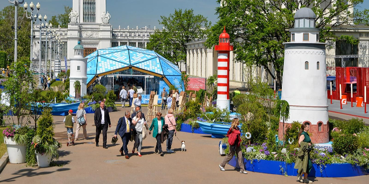 Как украсили площадки фестиваля «Рыбная неделя» проекта «Лето в Москве»