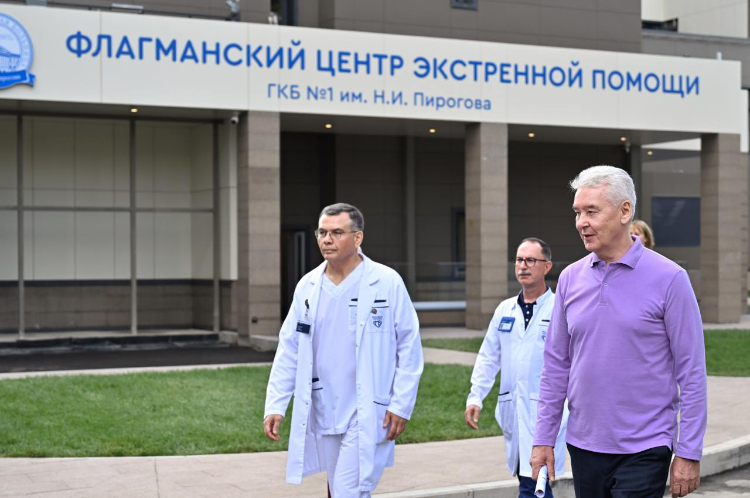 Собянин: Основные работы во флагманском центре больницы им. Пирогова завершены
