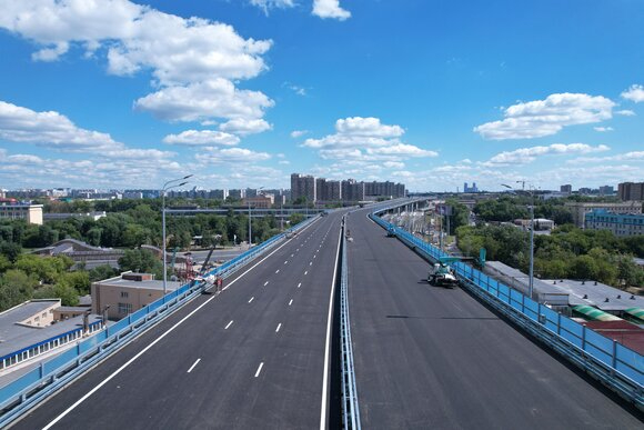 Собянин и Путин открыли основной участок МСД от Ярославского до Дмитровского шоссе