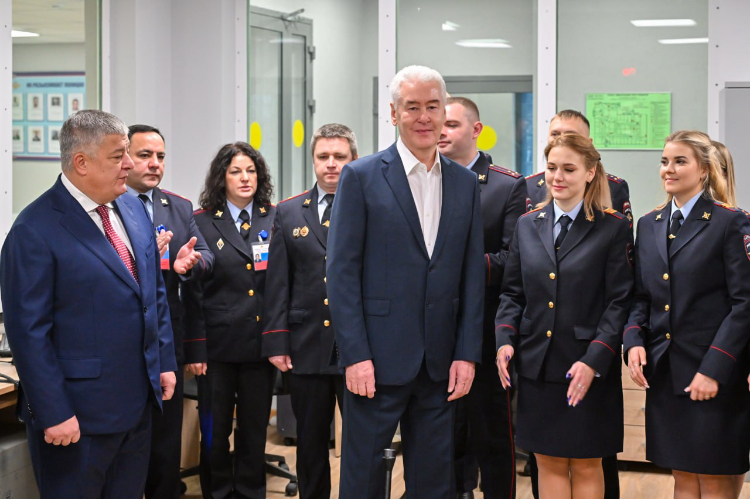 Мэр Москвы открыл новое здание ОВД по Тверскому району