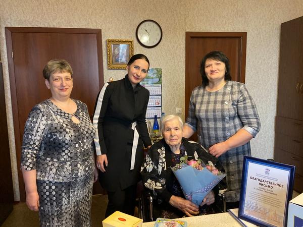 Ветерана Великой Отечественной войны поздравили с Днём Татьяны