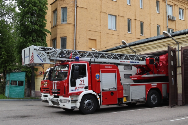 21-я пожарно-спасательная часть - на огненной страже Москвы