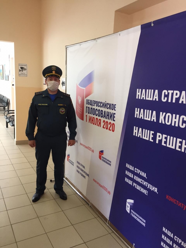 Сотрудники столичного управления МЧС обеспечили пожарную безопасность в дни проведения общероссийского голосован