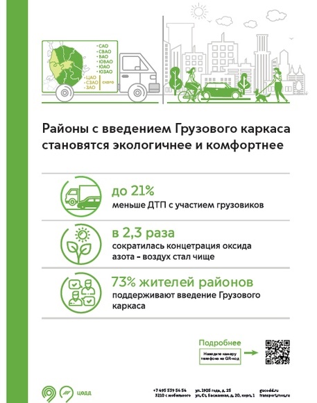 Принято решение о введении грузового каркаса на территории ЗАО с 1 августа