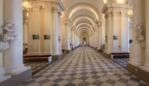 Клубная система «Оптимист» провела виртуальную экскурсию по Эрмитажу