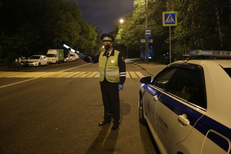 Сотрудники полиции ЗАО задержали нетрезвого водителя