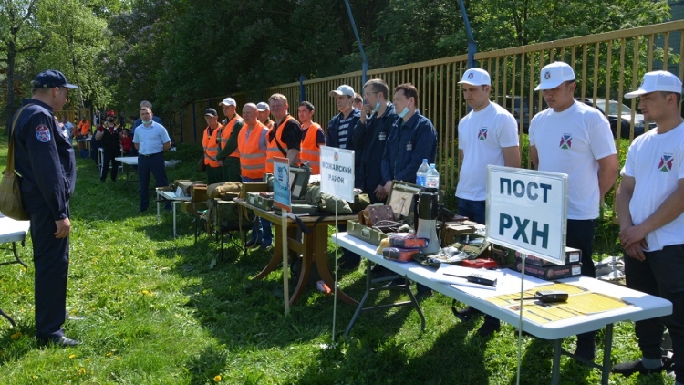 В ЗАО прошел окружной этап соревнований на лучшее нештатное формирование по обеспечению мероприятий по ГО